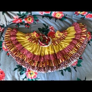 Mustard Pie layered skirt